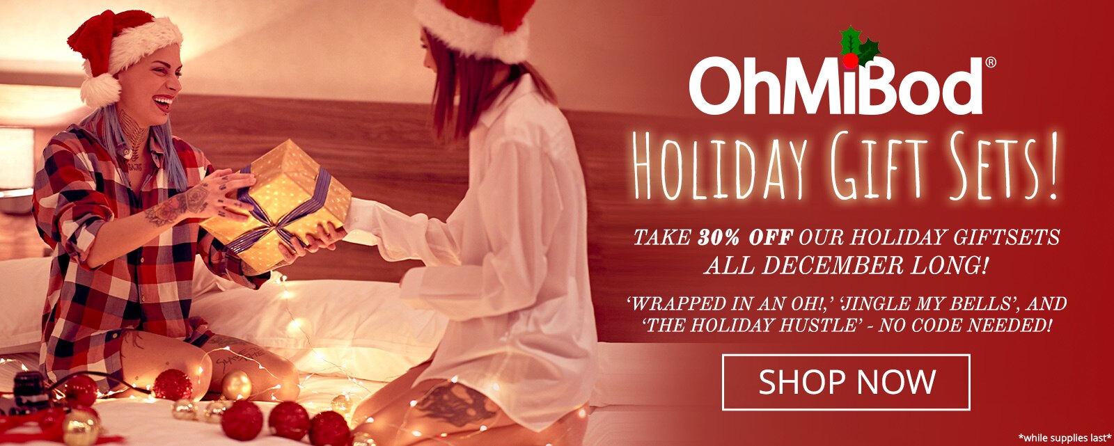 30 percent off holiday giftsets