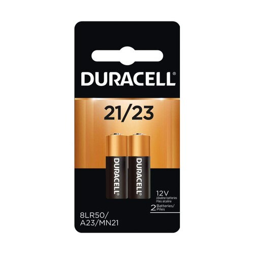 An image of a package of two 12 volt duracell batteries