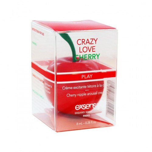 Front View of the Exsens Oh My Nipple Arousal Cherry Stand alone product on white background