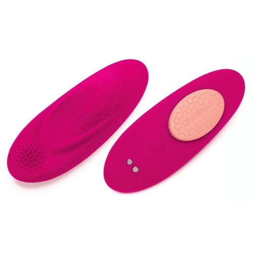 Foxy App-Controlled Wearable Panty Vibrator front and back view on white background
