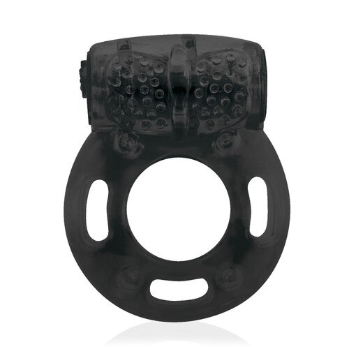Front View of the Rianne S Ana's Trilogy Kit 3 Vibrating Penis Ring on a white background