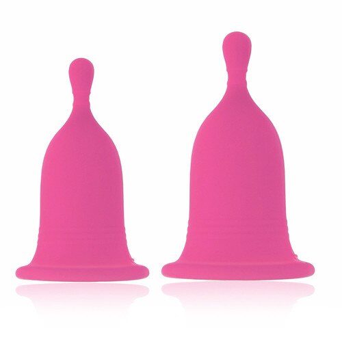 Close up Front View of Rianne S Cherry Cups with cups on a white background