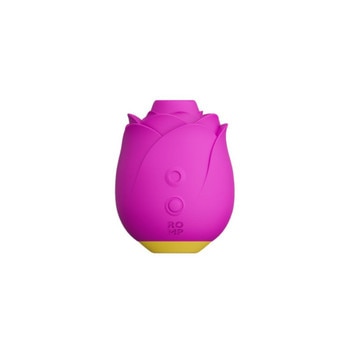 Romp Rose unique clitoral stimulator in Hot Pink front on a white background