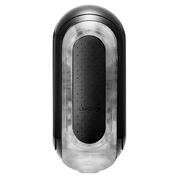 Front View Tenga Flip Zero Black on White Background